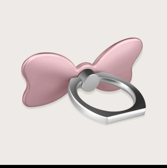 2 x 10 New Finger Ring Mobile Phone. Color Red, Rose - Picture 3 of 8